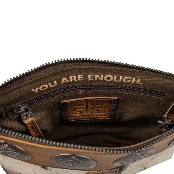 STS Ranchwear Womens Vaquero Grace Cowhide Tan Leather Crossbody Bag on Sale - Image 3