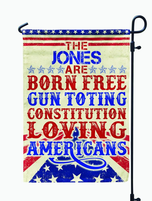 Born Free Americans Personalized Flag Hot on Sale - Image 2