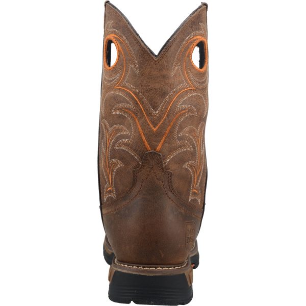 Dan Post Mens Brown Storms Eye 11in Waterproof Cowboy Boots Leather 11.5 M Fashion - Image 5
