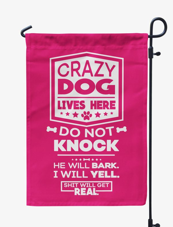Crazy Dogs - Shit Will Get Real Flag Sale - Image 3