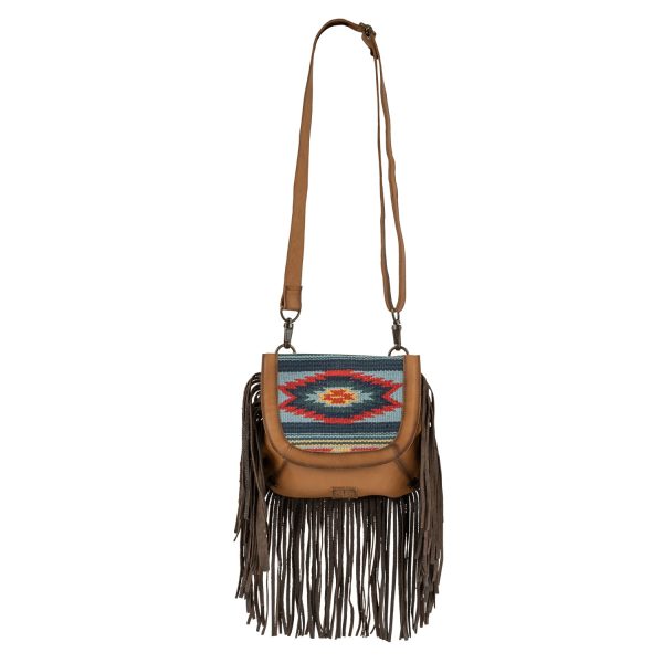 STS Ranchwear Womens Chaynee Valley Serape Multi-Color Leather Saddle Bag Hot on Sale - Image 3