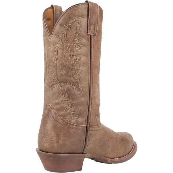 Laredo Mens Weller Tan Leather Western Work Boots 11.5 D For Sale - Image 2