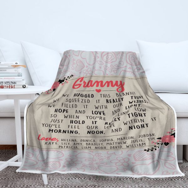 Grandma We Hugged This Personalized Blanket Supply - Image 3