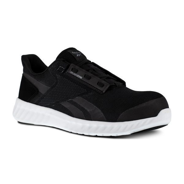 Reebok Womens Black White Mesh Oxfords Sublite Legend Work CT 8.5 W For Sale - Image 2