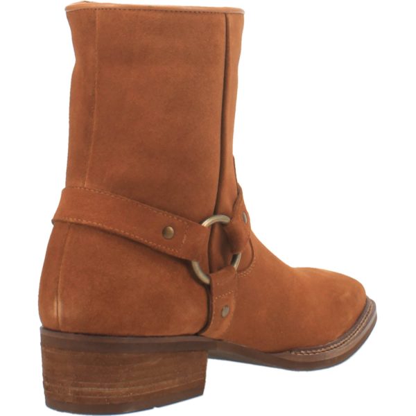 Dingo Mens Calgary Ankle Boots Leather Whiskey 12 D For Discount - Image 2