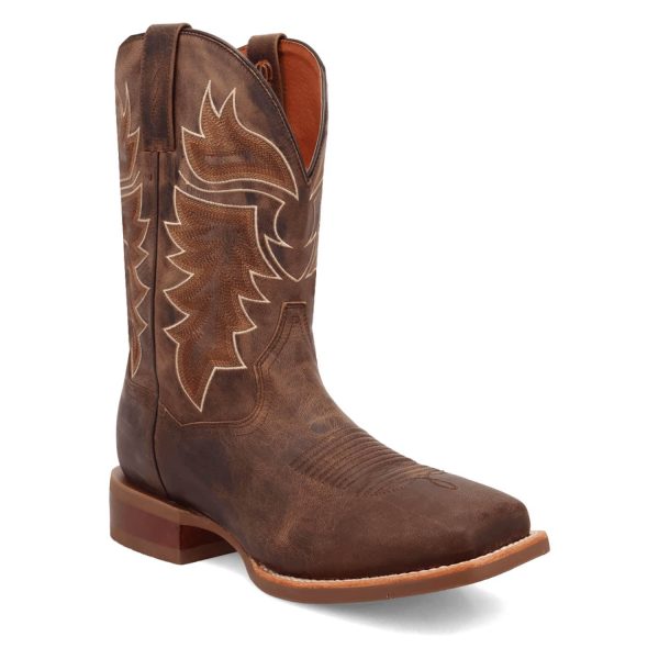 Dan Post Mens Morris Tan Leather Cowboy Boots Online now
