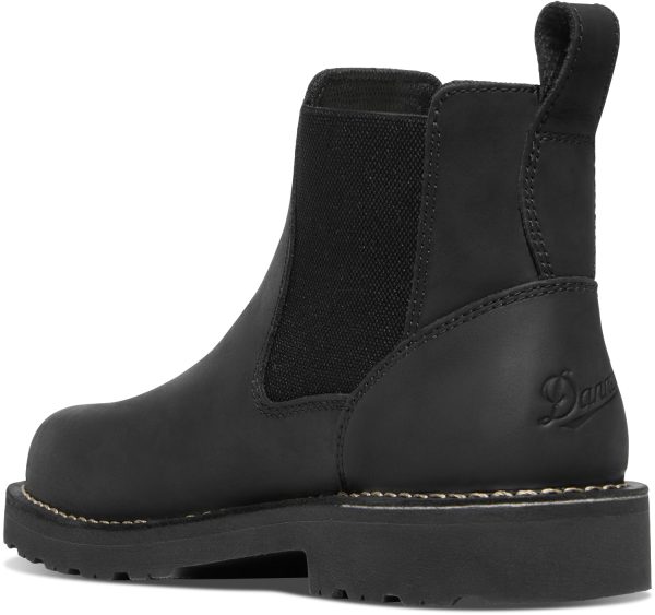 Danner Mens Bull Run Chelsea Black Leather Work Boots 11 EE Hot on Sale - Image 2