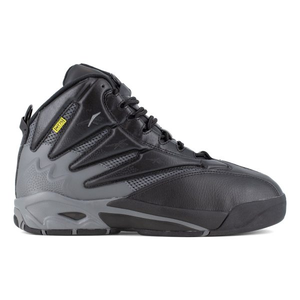 Reebok Mens The Blast Black Dark Gray Leather MetGuard Work Shoes 13 W Online Hot Sale