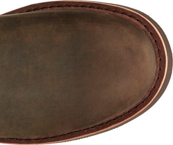 Chippewa Mens Classic 2.0 10in Pull On Chocolate Apache Leather Work Boots 9.5 D Online Hot Sale - Image 4
