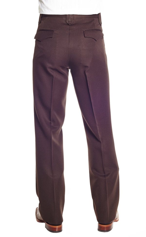 Circle S Mens Brown Polyester Ranch Dress Pants 38 Online Sale - Image 2