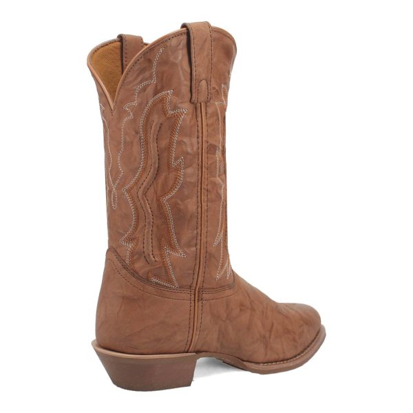Laredo Mens Cutglass Sand Leather Cowboy Boots Online Sale - Image 2
