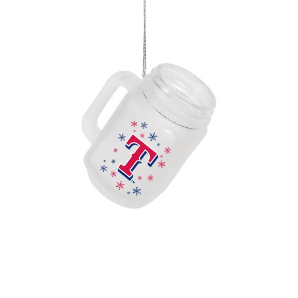Texas Rangers MLB Mason Jar Ornament Online Hot Sale