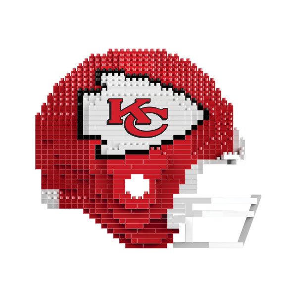 Kansas City Chiefs NFL Replica BRXLZ Mini Helmet For Sale - Image 2