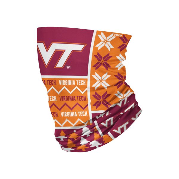 Virginia Tech Hokies NCAA Busy Block Gaiter Scarf on Sale