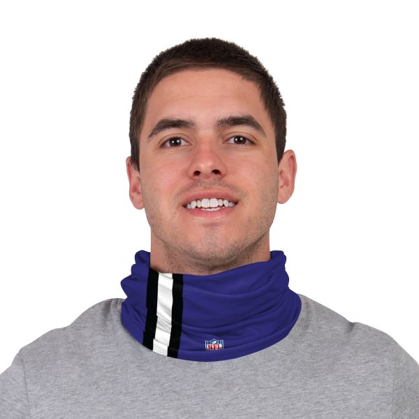 Baltimore Ravens NFL Justin Tucker On-Field Sideline Logo Gaiter Scarf Hot on Sale - Image 3