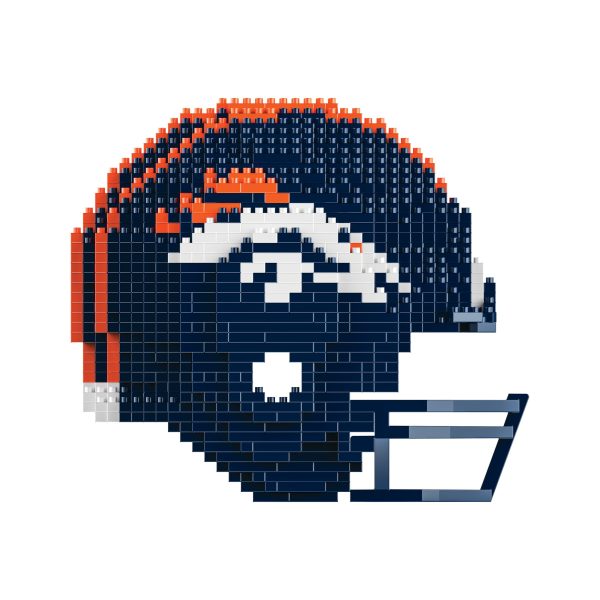 Denver Broncos NFL Replica BRXLZ Mini Helmet Online Sale - Image 2