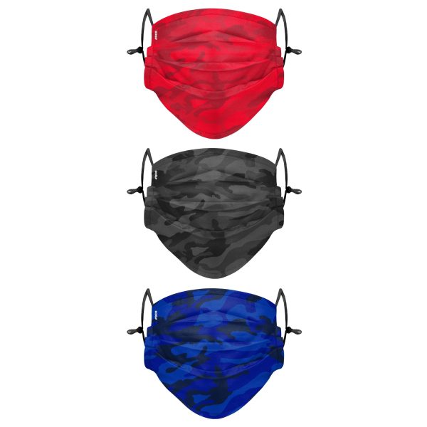 Camo Adjustable 3 Pack Face Cover For Discount