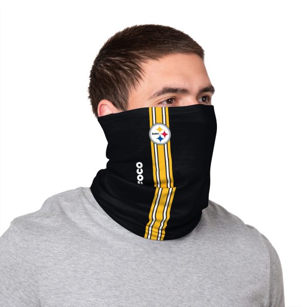 Pittsburgh Steelers NFL On-Field Sideline Logo Gaiter Scarf Cheap - Image 3