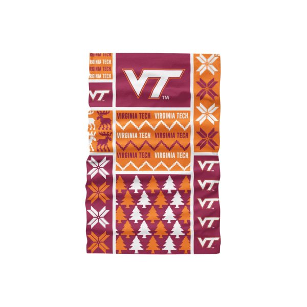 Virginia Tech Hokies NCAA Busy Block Gaiter Scarf on Sale - Image 2