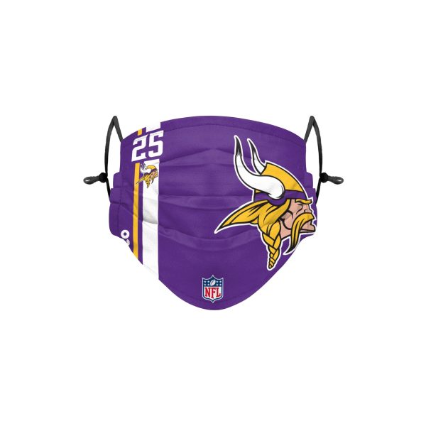 Minnesota Vikings NFL Alexander Mattison On-Field Sideline Logo Face Cover Fashion