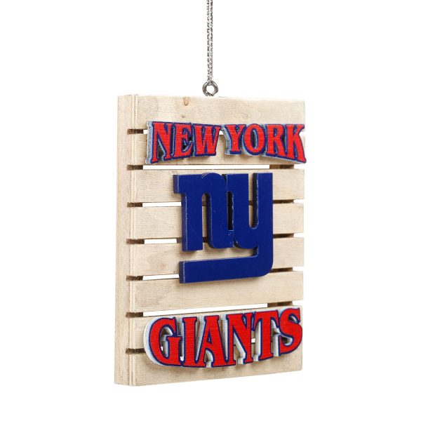 New York Giants Wood Pallet Sign Ornament on Sale - Image 2