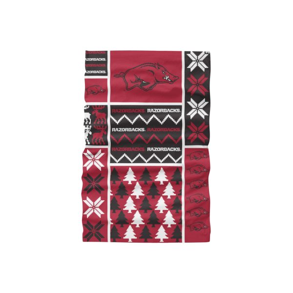 Arkansas Razorbacks NCAA Busy Block Gaiter Scarf Hot on Sale - Image 2
