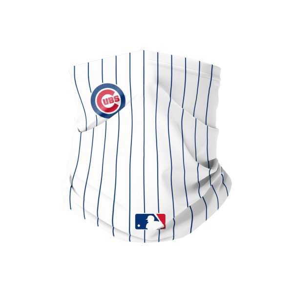 Chicago Cubs MLB  On-Field Gameday Pinstripe Stitched Gaiter Scarf Hot on Sale
