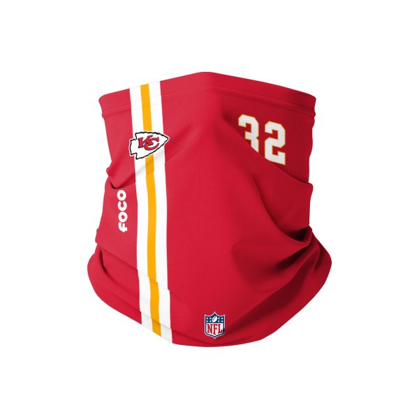 Kansas City Chiefs NFL Tyrann Mathieu On-Field Sideline Gaiter Scarf For Cheap