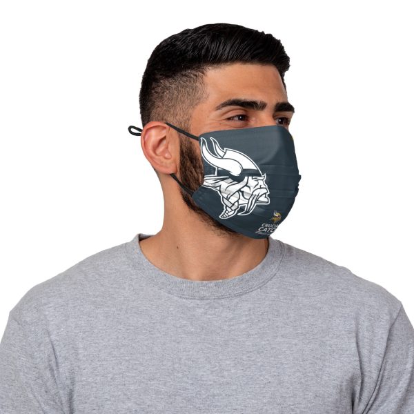 Minnesota Vikings NFL Crucial Catch Adjustable Face Cover Sale - Image 2