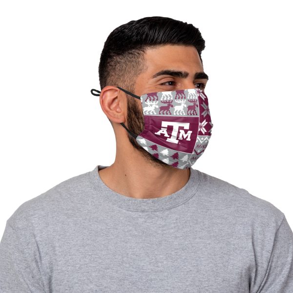 Texas A&M Aggies NCAA Busy Block Adjustable Face Cover Online now - Image 2