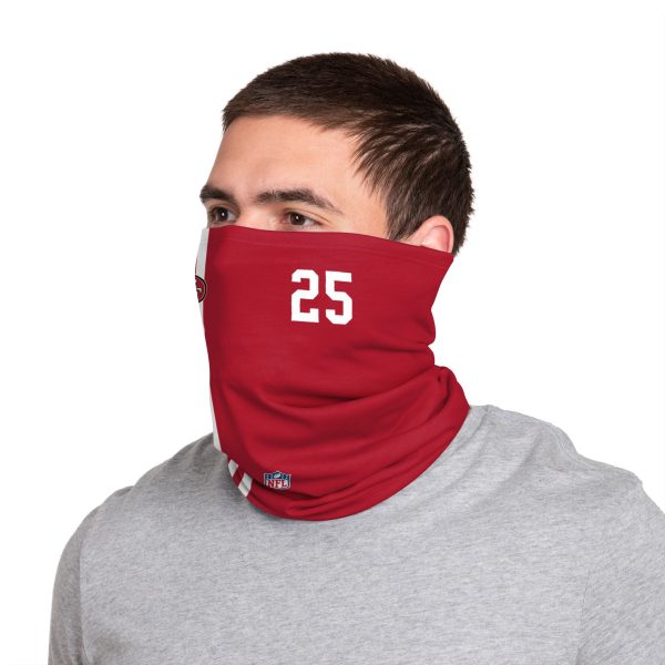 San Francisco 49ers NFL Richard Sherman On-Field Sideline Gaiter Scarf on Sale - Image 3
