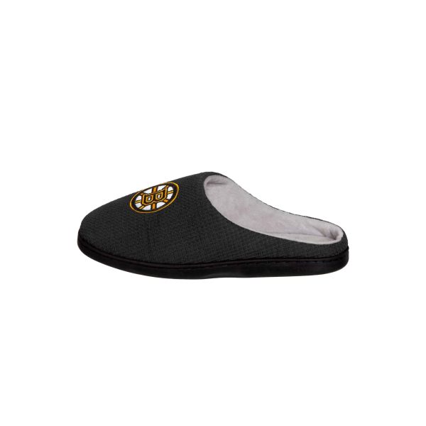 Boston Bruins NHL Mens Memory Foam Slide Slippers on Sale - Image 4