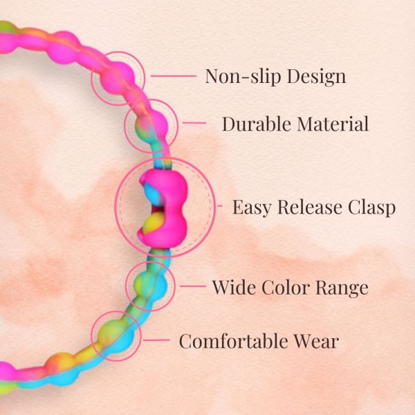 Neon Block Hair Ties (8 Pack): A Bold Statement for Every Look Sale - Image 5